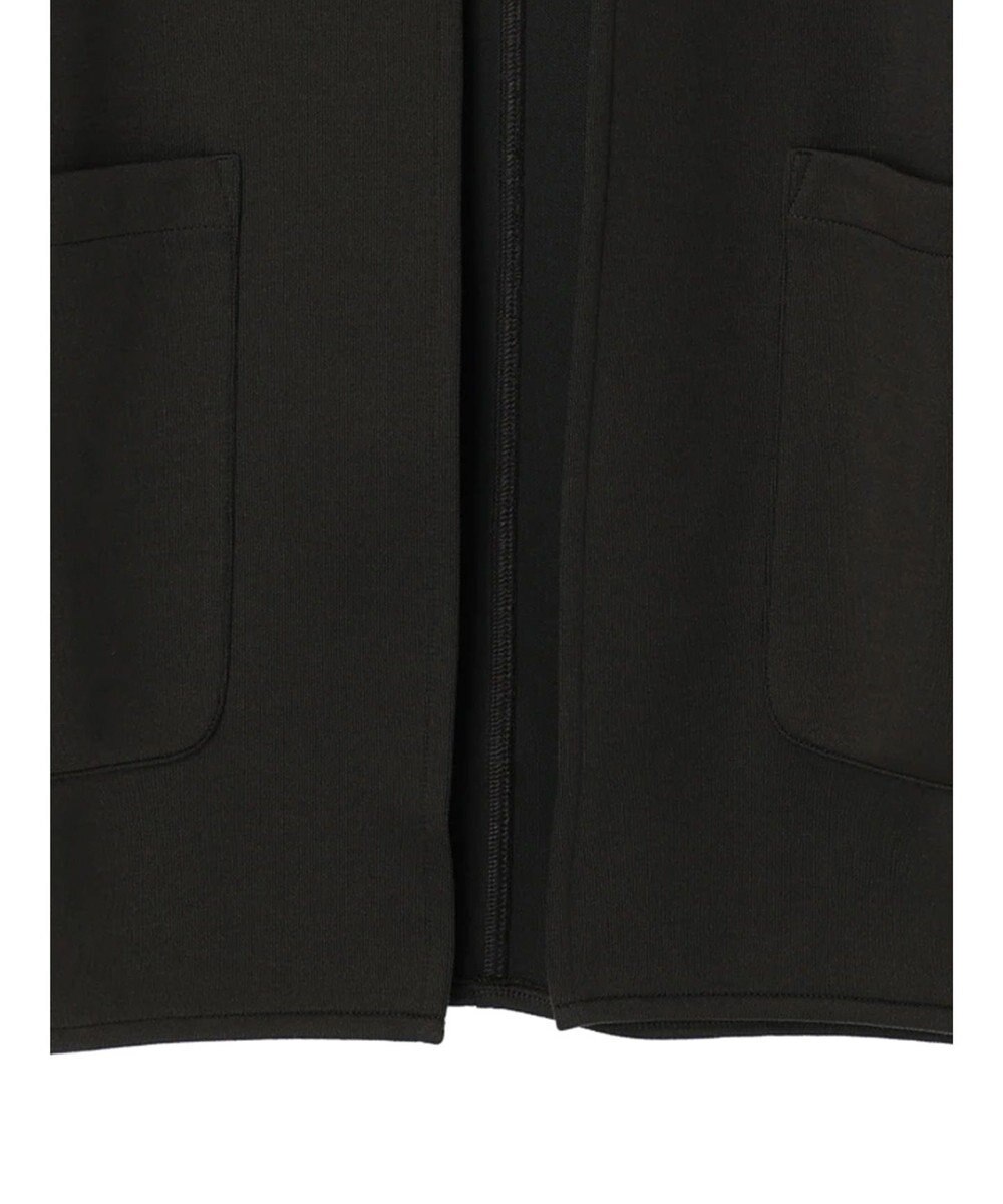 Green Parks ポンチフード付きカットカーディガン 