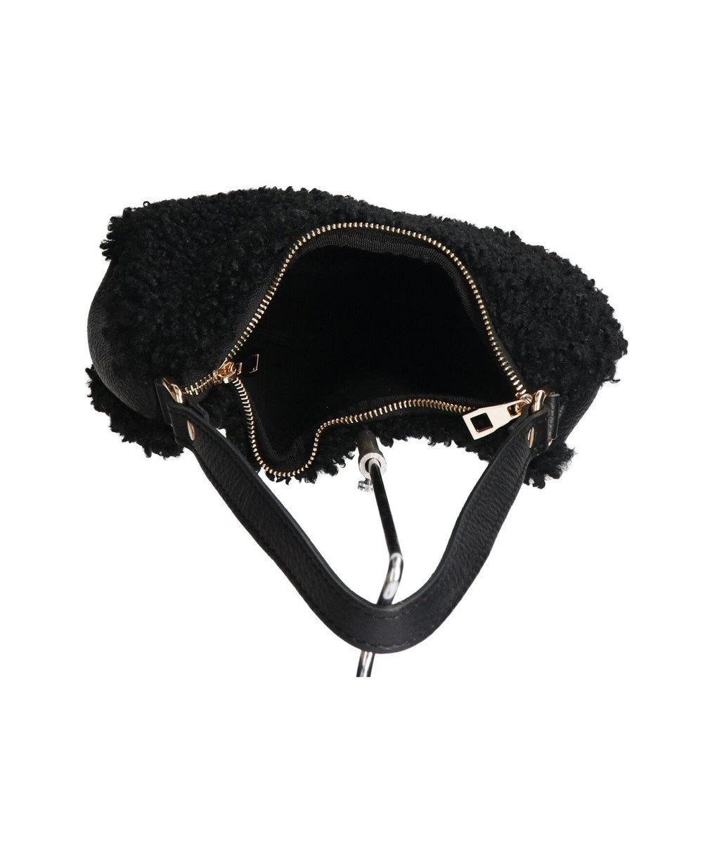 INTER-CHAUSSURES 【ANDREA CARDONE ITALI】レザーハンドルボアホーボーバッグ 