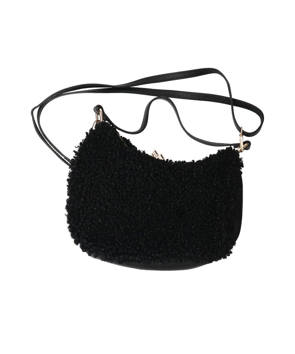 INTER-CHAUSSURES 【ANDREA CARDONE ITALI】レザーハンドルボアホーボーバッグ 