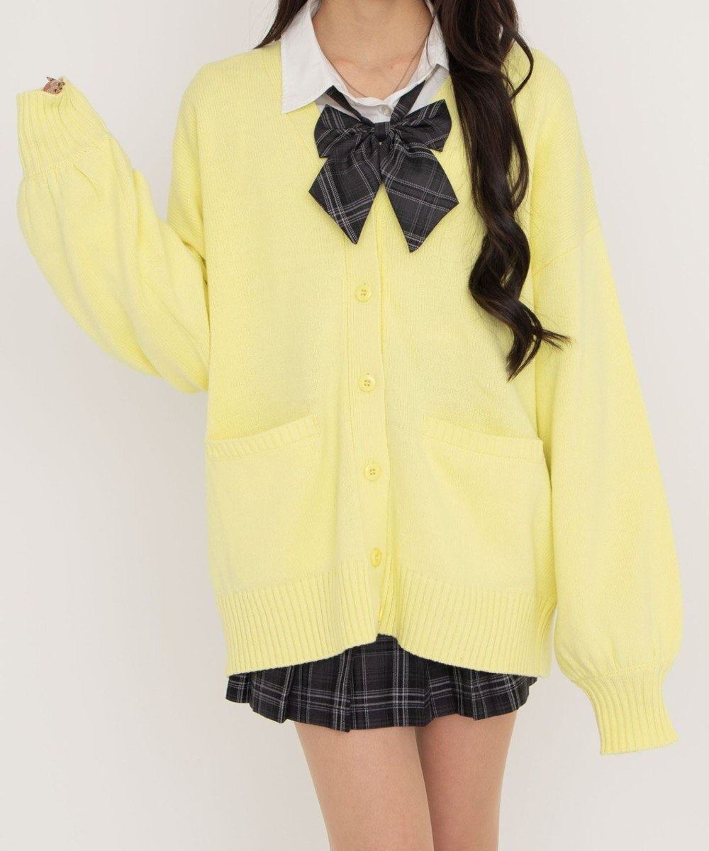 WEGO 【SCHOOLITEM】ニットカーディガン 