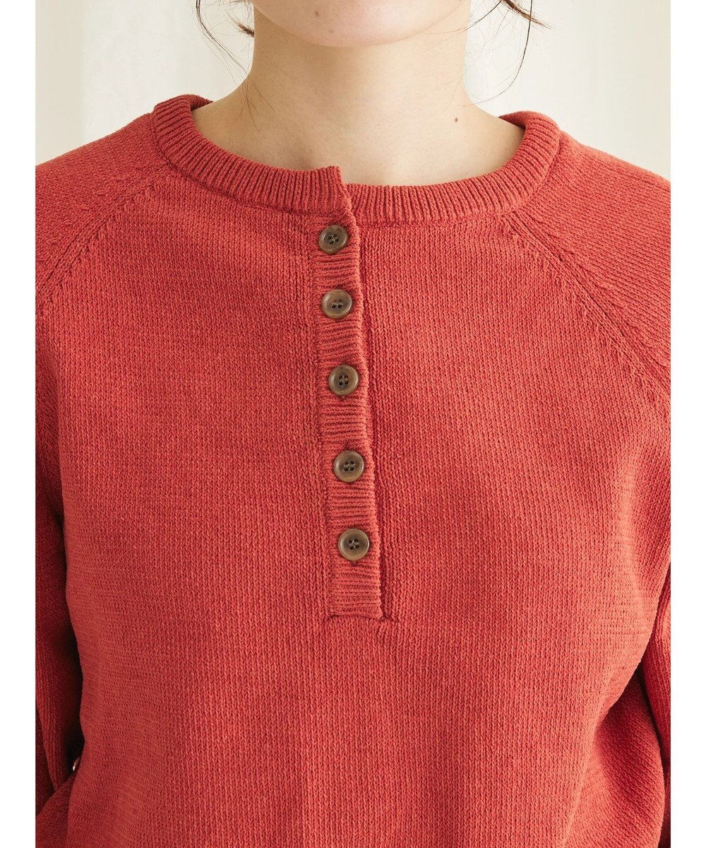 CRAFT STANDARD BOUTIQUE ７Ｇモールニット　ヘンリーＰＯ　Ｌ／Ｓ 