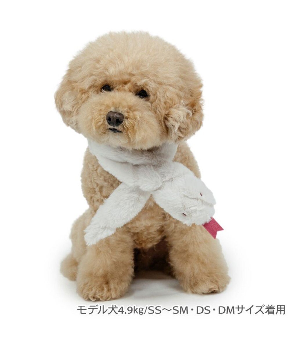 PET PARADISE ペットパラダイス 干支 巳 マフラー 《 ホワイト》 小型犬 ４Ｓ～３Ｓ・ＤＳＳ 