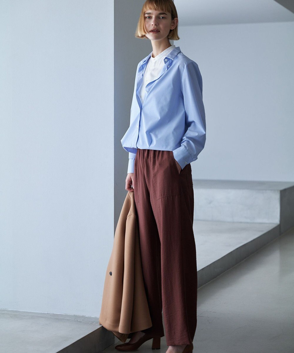 ICB L 【洗える】レイヤードシャーティング 