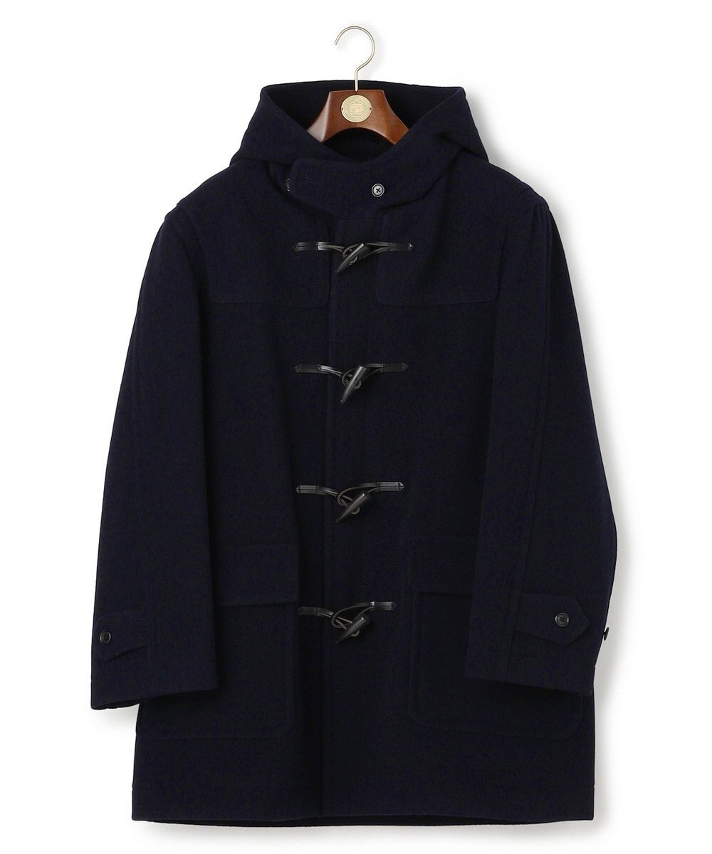 J.PRESS MEN 【J.PRESS ORIGINALS】【UNISEX】Wool Light Melton Short Duffle Coat / Baggy-Fit 