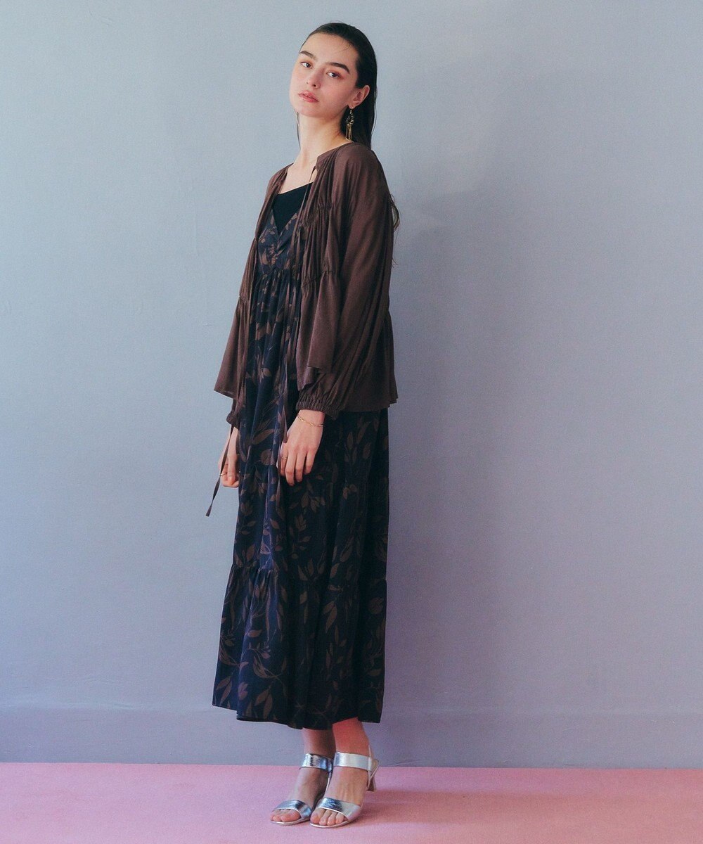 YECCA VECCA リボンデザインシアーブラウス 