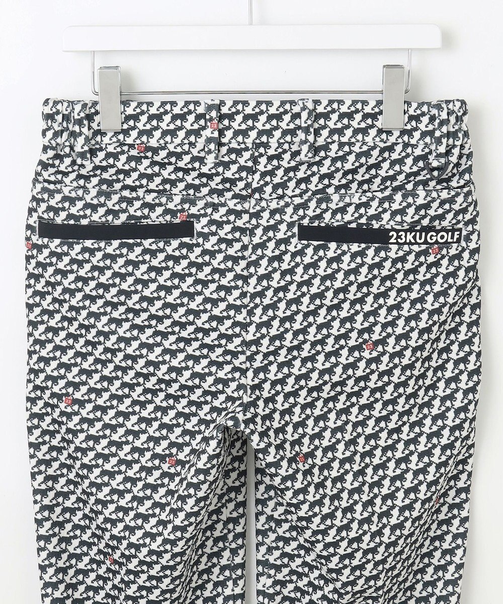 23区GOLF 【MEN】【ストレッチ】ハンタードッグ柄 パンツ 
