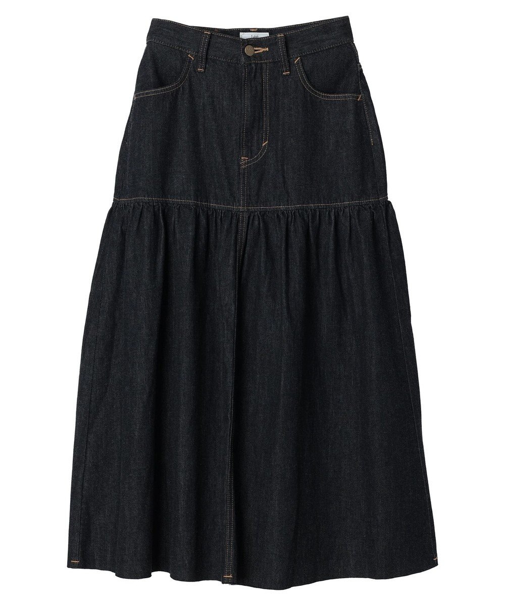 earth music&ecology Ｌｅｅ×ｅ．ｍ．ａ．ｅ．デニムフリルスカート 