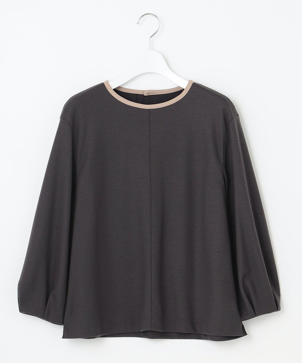 J.PRESS LADIES L 【イージーケア】ウールスムースジャージー カットソー 