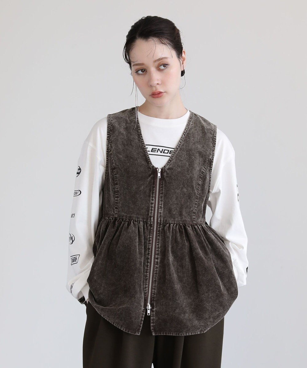 Green Parks ・ＥＬＥＮＣＡＲＥ　ＤＵＥ　ケミカルコーデュロイベスト 