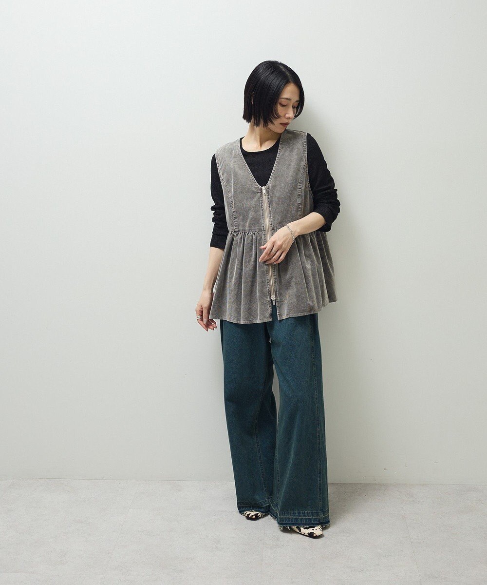 Green Parks ・ＥＬＥＮＣＡＲＥ　ＤＵＥ　ケミカルコーデュロイベスト 