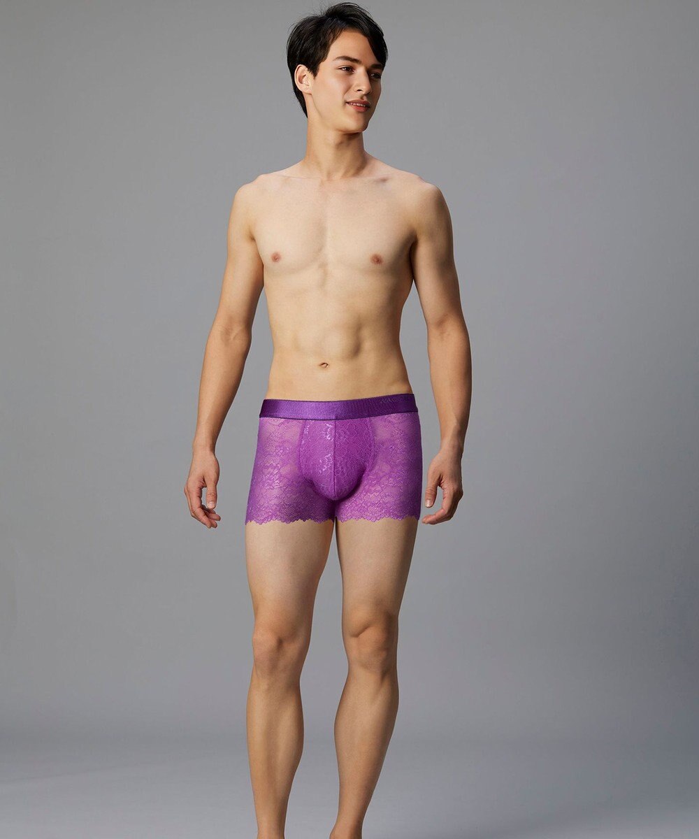 WACOAL MEN ボクサーパンツ 【レースボクサー】 美しさと快適さを追求 通気性 前閉じ WT3822 /ワコールメン 