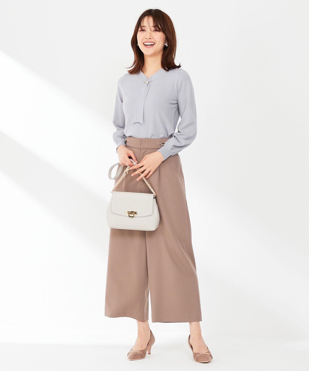 ANY SIS 【洗える】ボウタイ ニット 