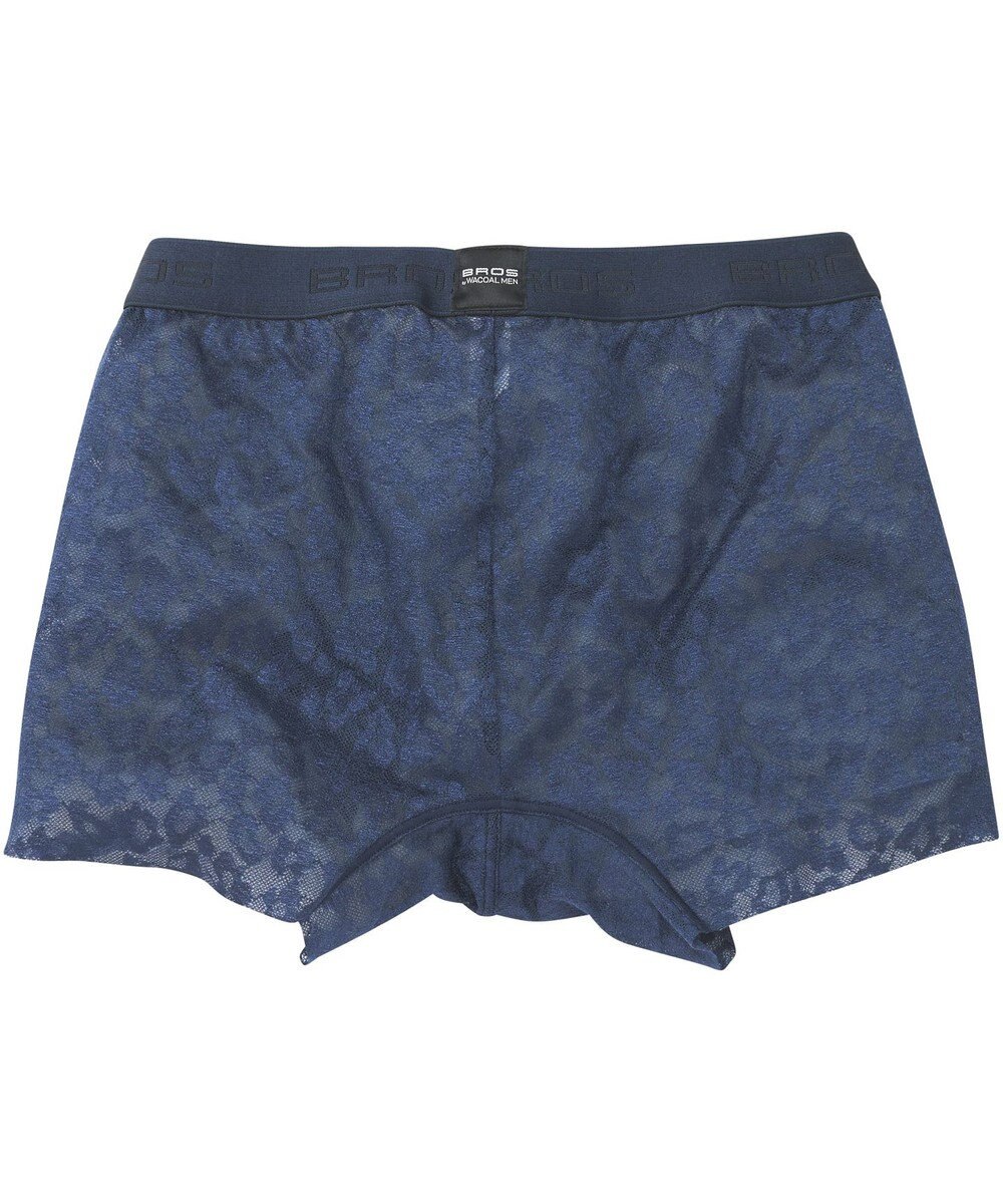 WACOAL MEN ボクサーパンツ【レースボクサー】フロント快適グラマラス 通気性 フリーなカッティング(裾部分) 前閉じ レース 下着 GT3341 /ブロス バイ ワコールメン 