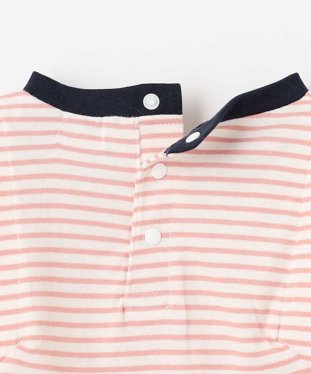 組曲 KIDS 【90-100㎝】リボンボーダー トップス 