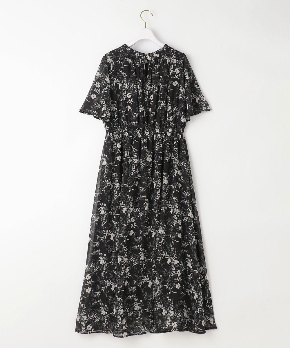 ANY SIS 【洗える】フラワープリント ワンピース 