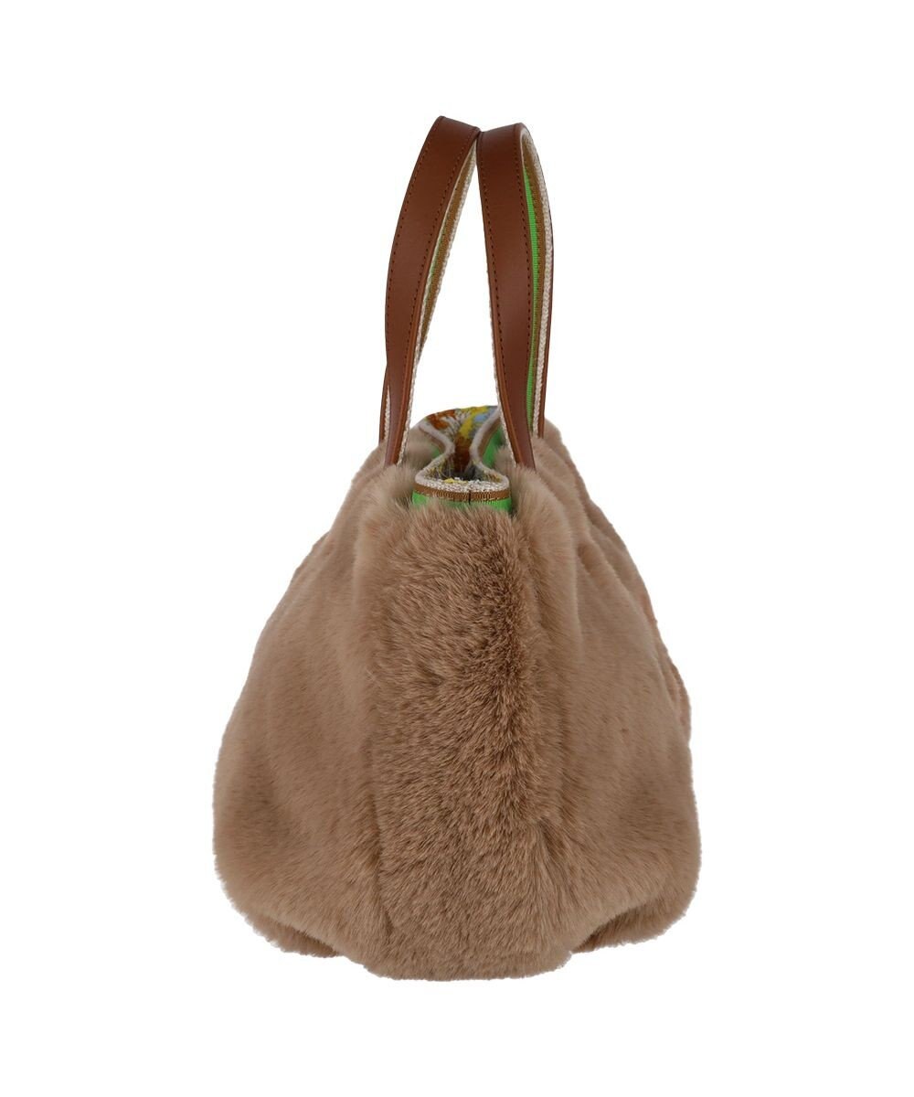 tsumori chisato CARRY キラネコファー ハンドバッグ 手提げ 