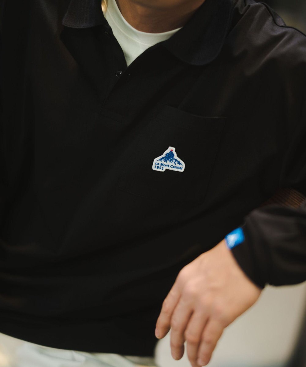 SHARE PARK MENS 【UVケア・吸水速乾・ストレッチ・軽量 】エンブレムポロTシャツ（L・XLサイズ） 