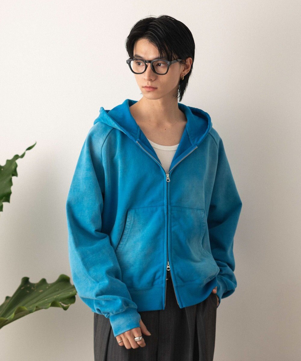 WEGO ショートZIPパーカー 