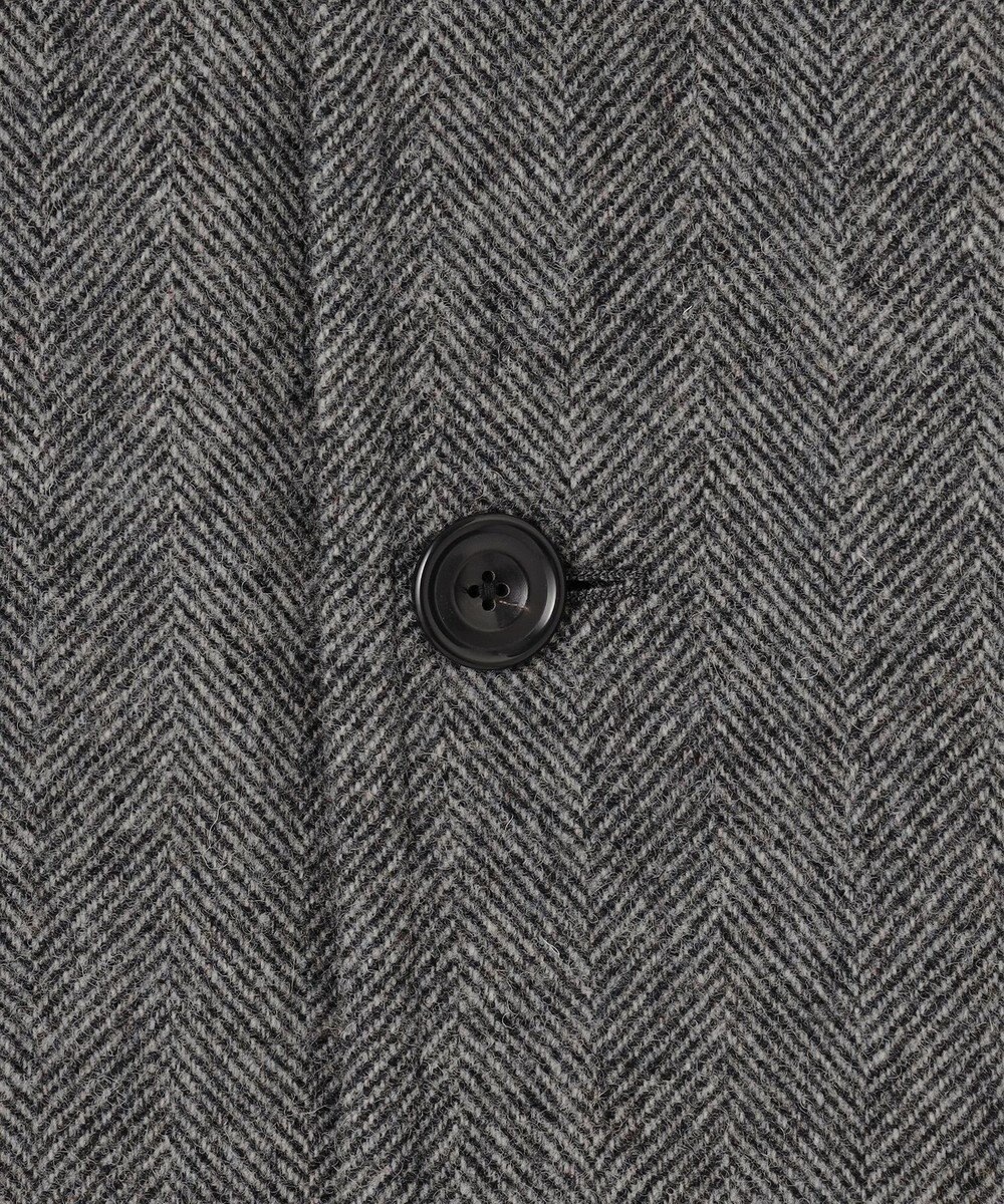 J.PRESS MEN 【JAPAN TWEED with REAL SHETLAND】ヘリンボーン バルカラーコート 
