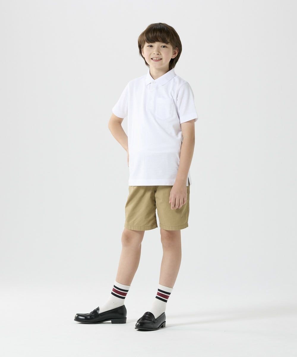 BEAMS SCHOOL ベーシック 半袖ポロシャツ 