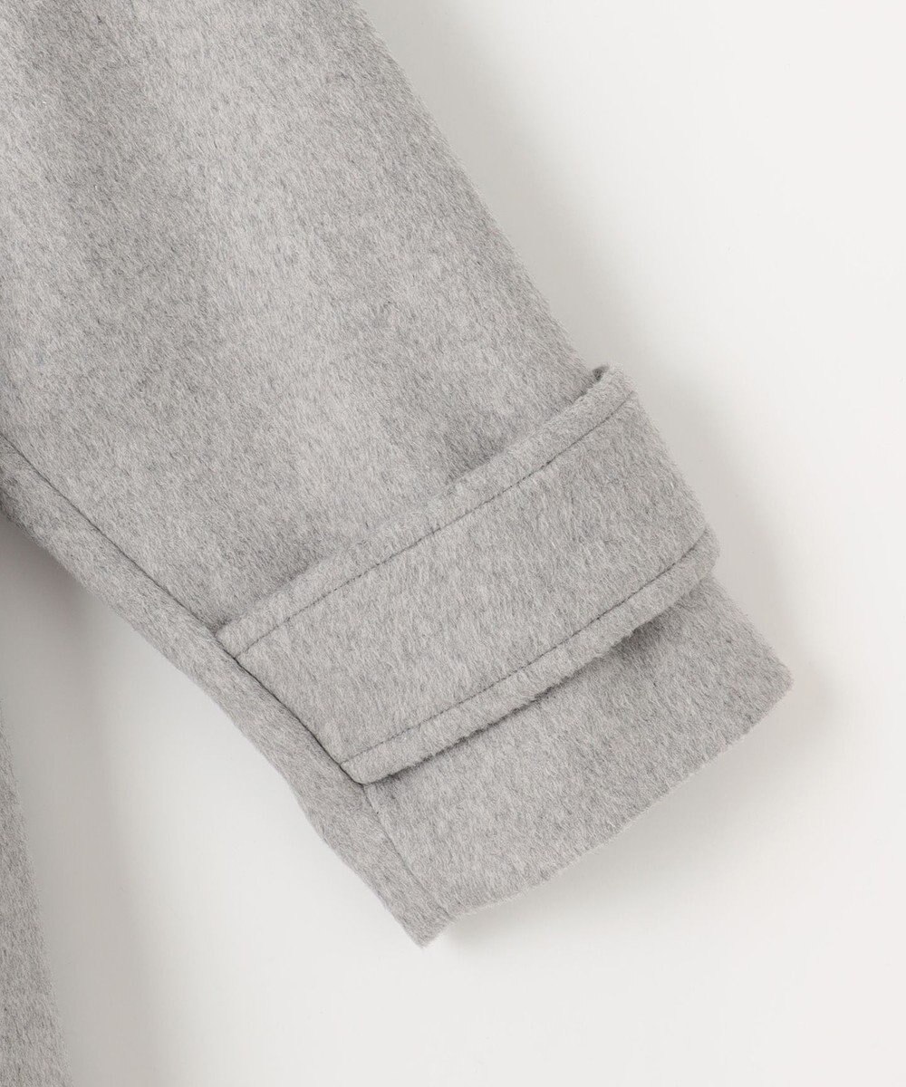 Feroux ウール混 Aラインコート 