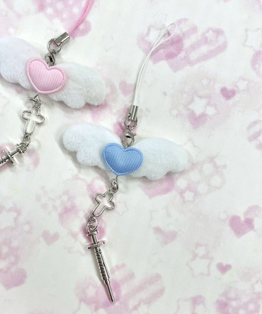 WEGO ハートエンジェルキーホルダー 