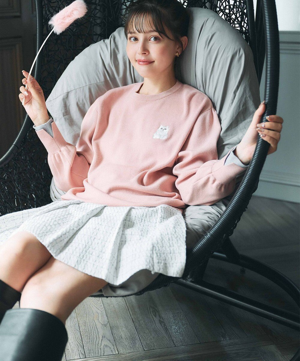 Feroux プリーツミニ スカート 