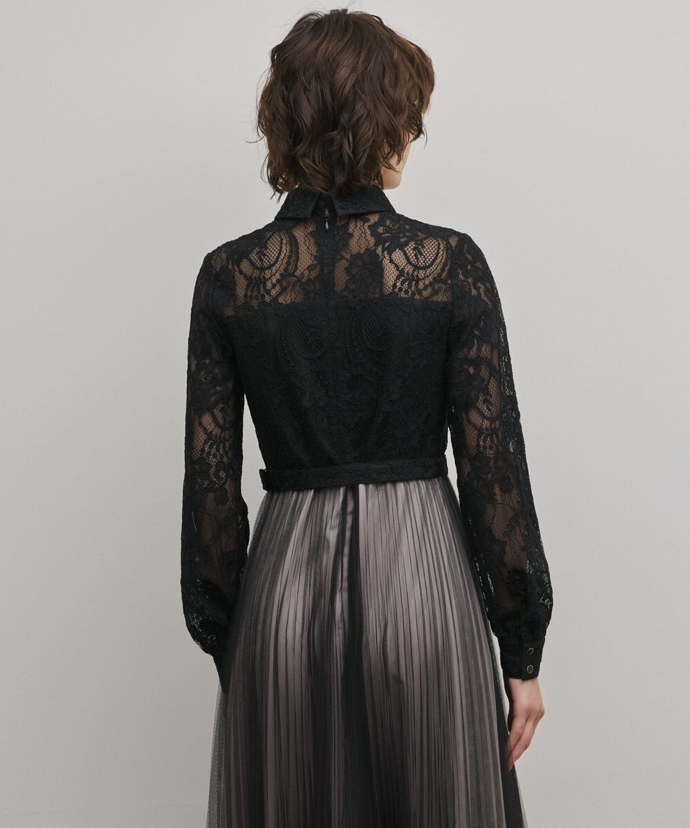 GRACE CONTINENTAL コードレースプリーツワンピース 