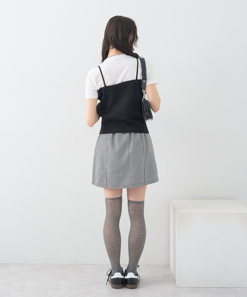 earth music&ecology ＳＥＴ２点コンパクトＴＥＥ＋マルチｗａｙニットビスチ 