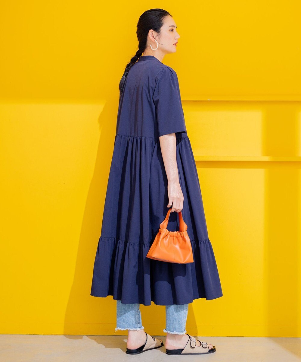 組曲 【弱撥水機能・UVケア】ライトナイロンストレッチ ワンピース 