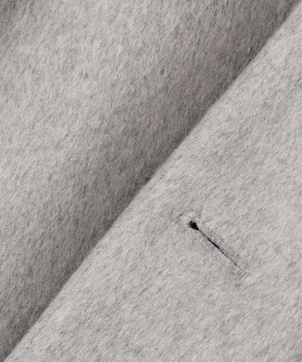 Feroux ウール混 Aラインコート 