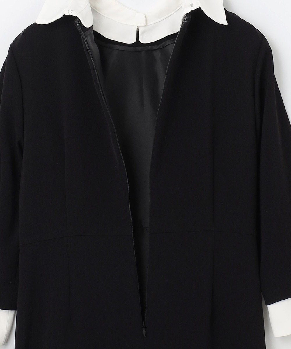 GRACE CONTINENTAL ダブルクロスドレス 