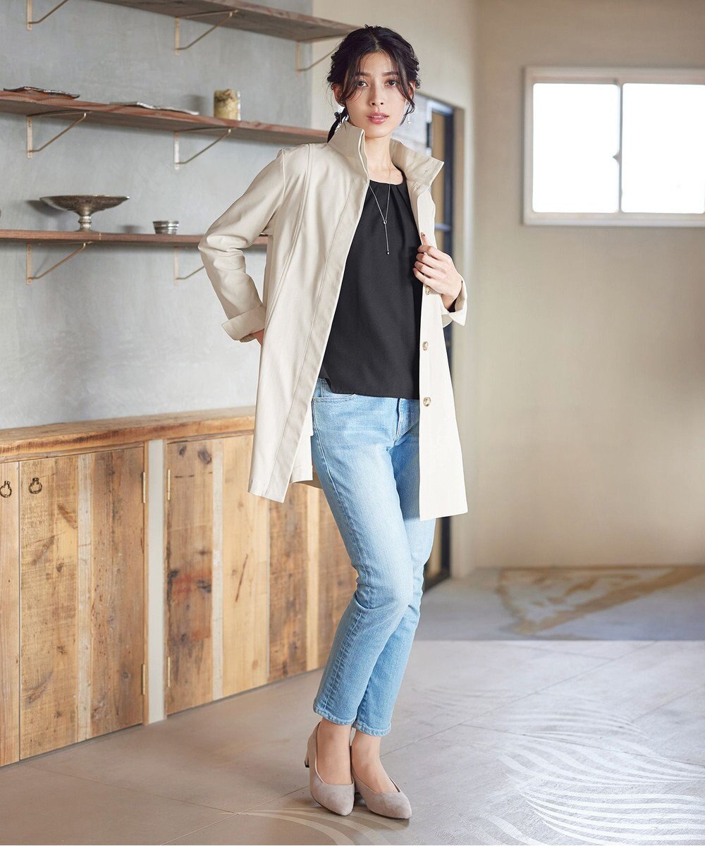 Tiaclasse 【新色追加・洗える】レースパフ袖ブラウス 