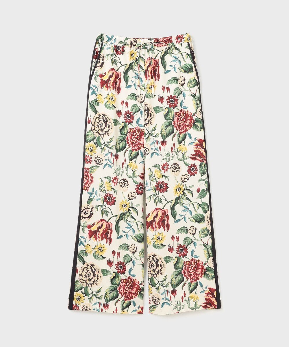 GRACE CONTINENTAL アンティークフラワープリントパンツ 