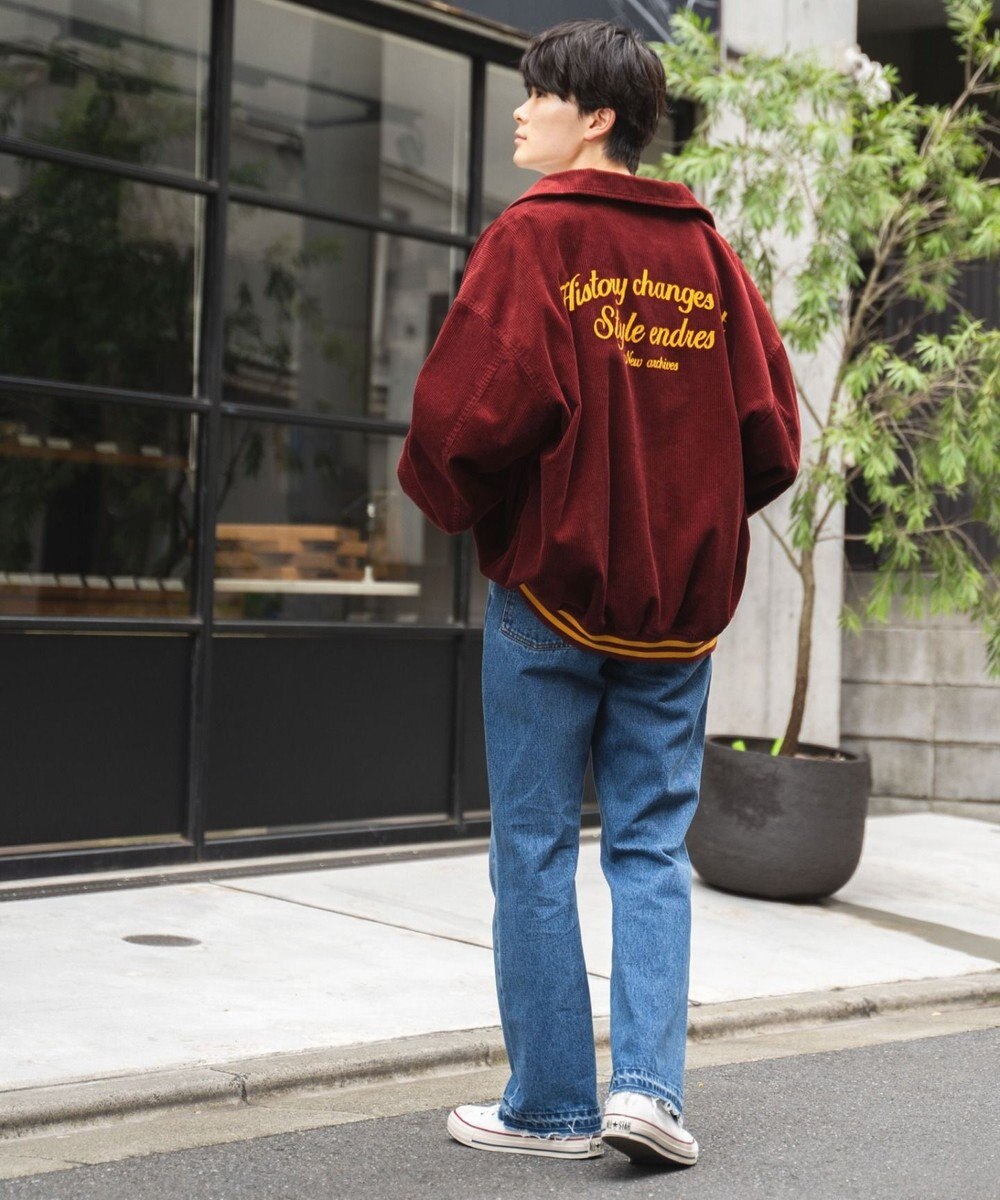 WEGO ヴィンテージコーデュロイスタジャン 