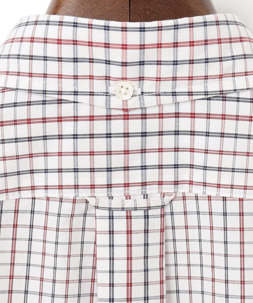 J.PRESS MEN ポプリンマルチチェック ボタンダウンシャツ 