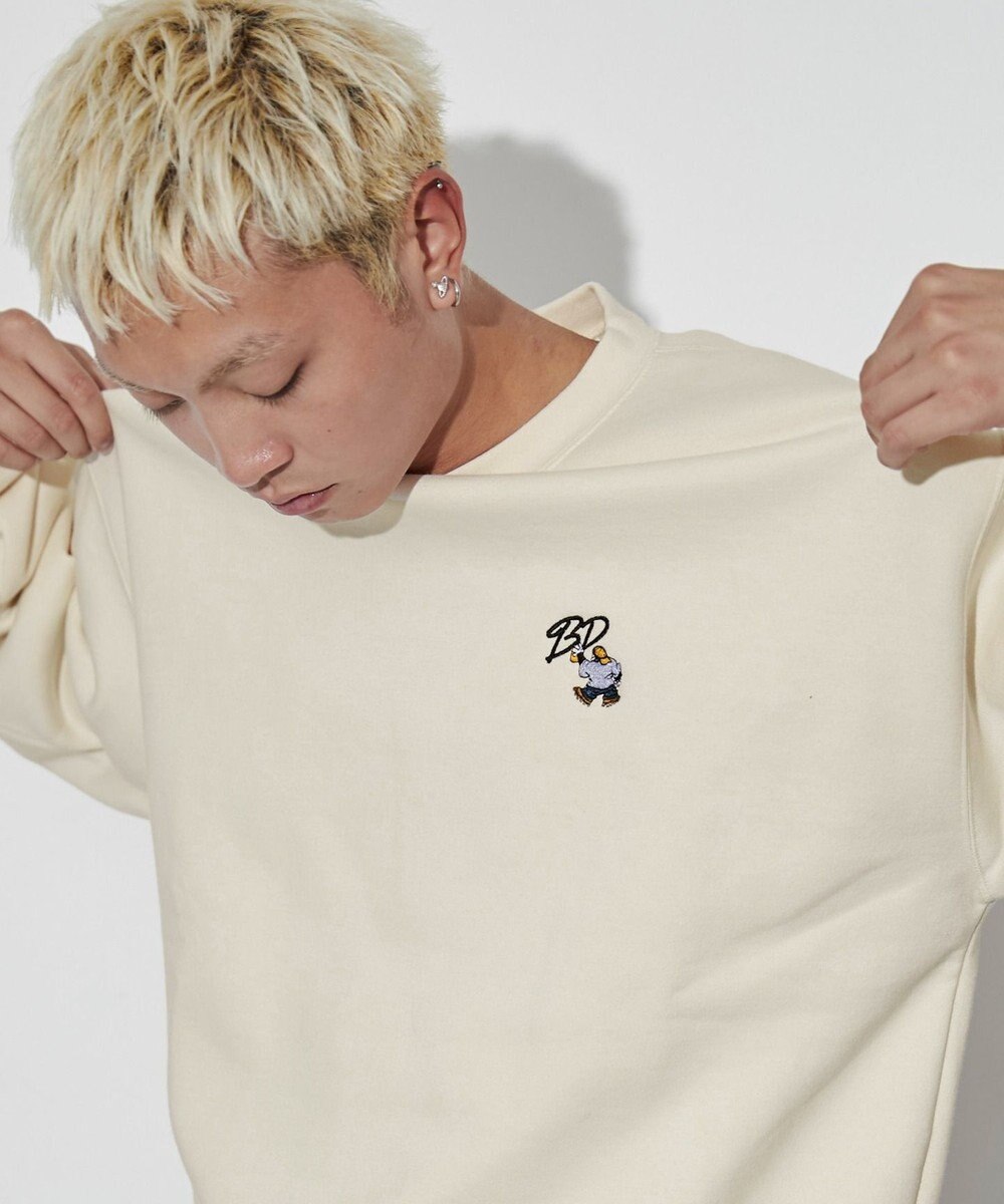 WEGO 【ユニセックス着用ITEM/裏起毛】別注BENDAVISワンポイントプルオーバー 