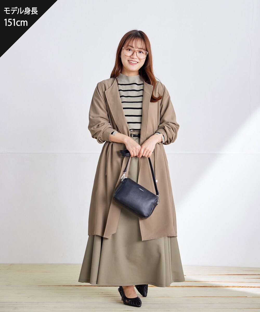 Tiaclasse 【洗える】ハイネックニットプルオーバー 