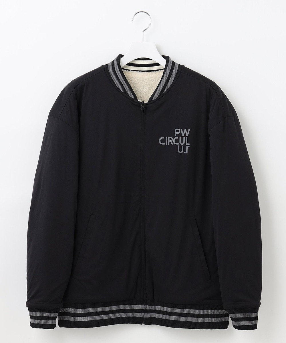 PW CIRCULUS 【MEN】【撥水/防風】リバーシブル ボア ジップアップ ブルゾン 
