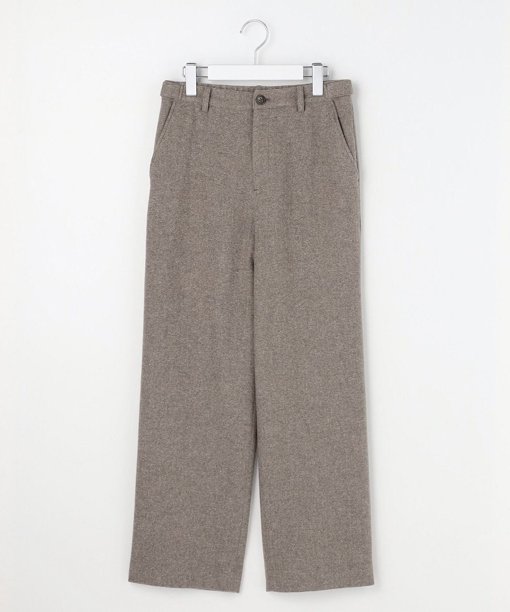 J.PRESS LADIES シルクネップツイード スレート パンツ 