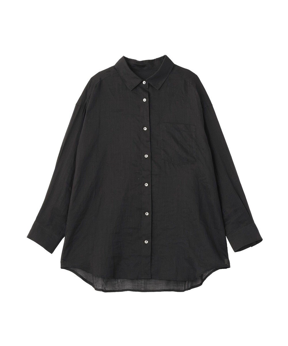 YECCA VECCA 3wayシアーリネンシャツ 
