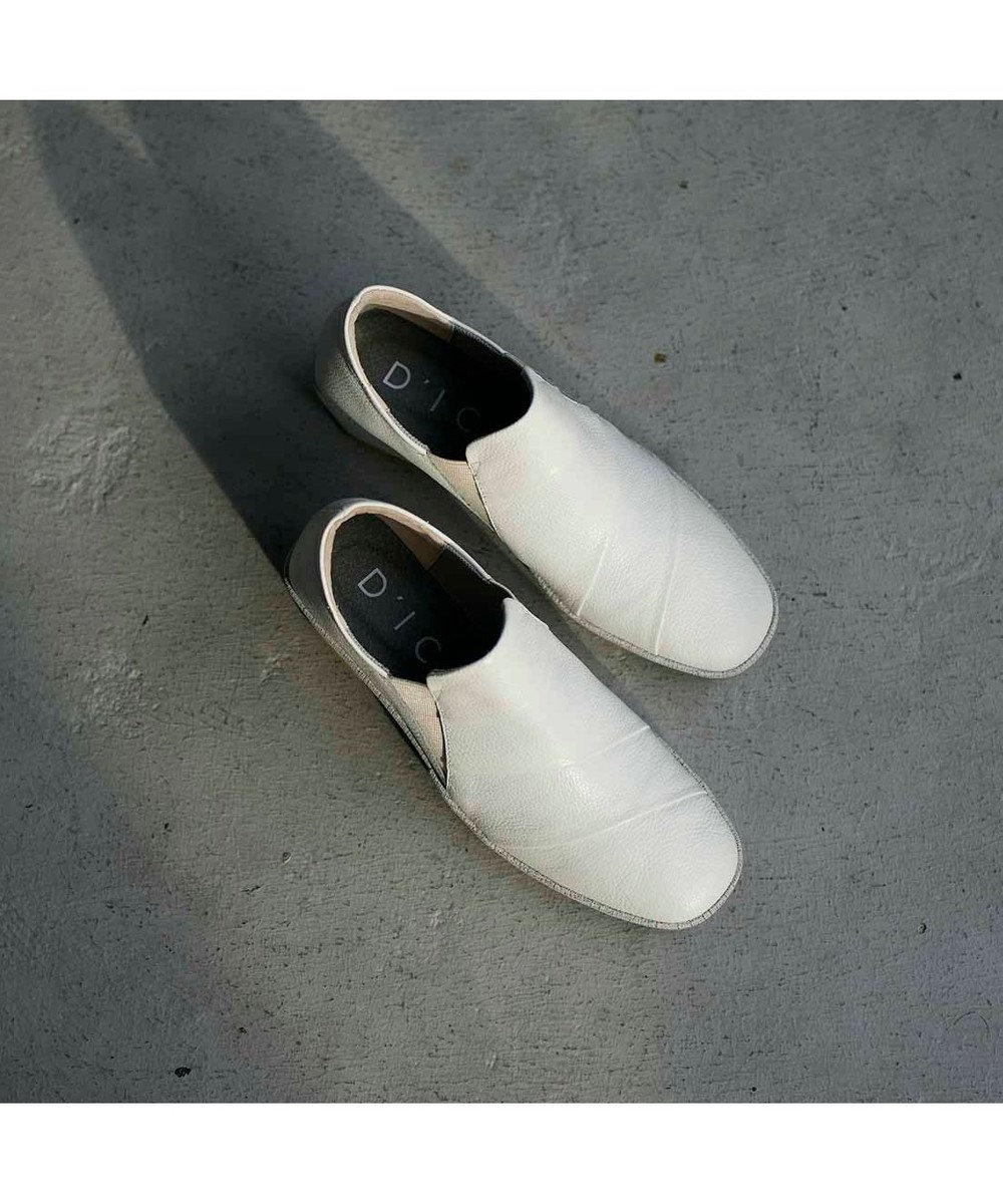 MODE ET JACOMO <D'ICI>レイヤードウェッジソールスリッポン 