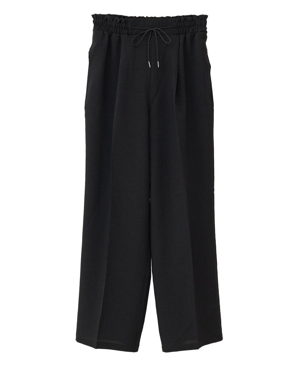 Green Parks 麻調合繊イージーパンツ 