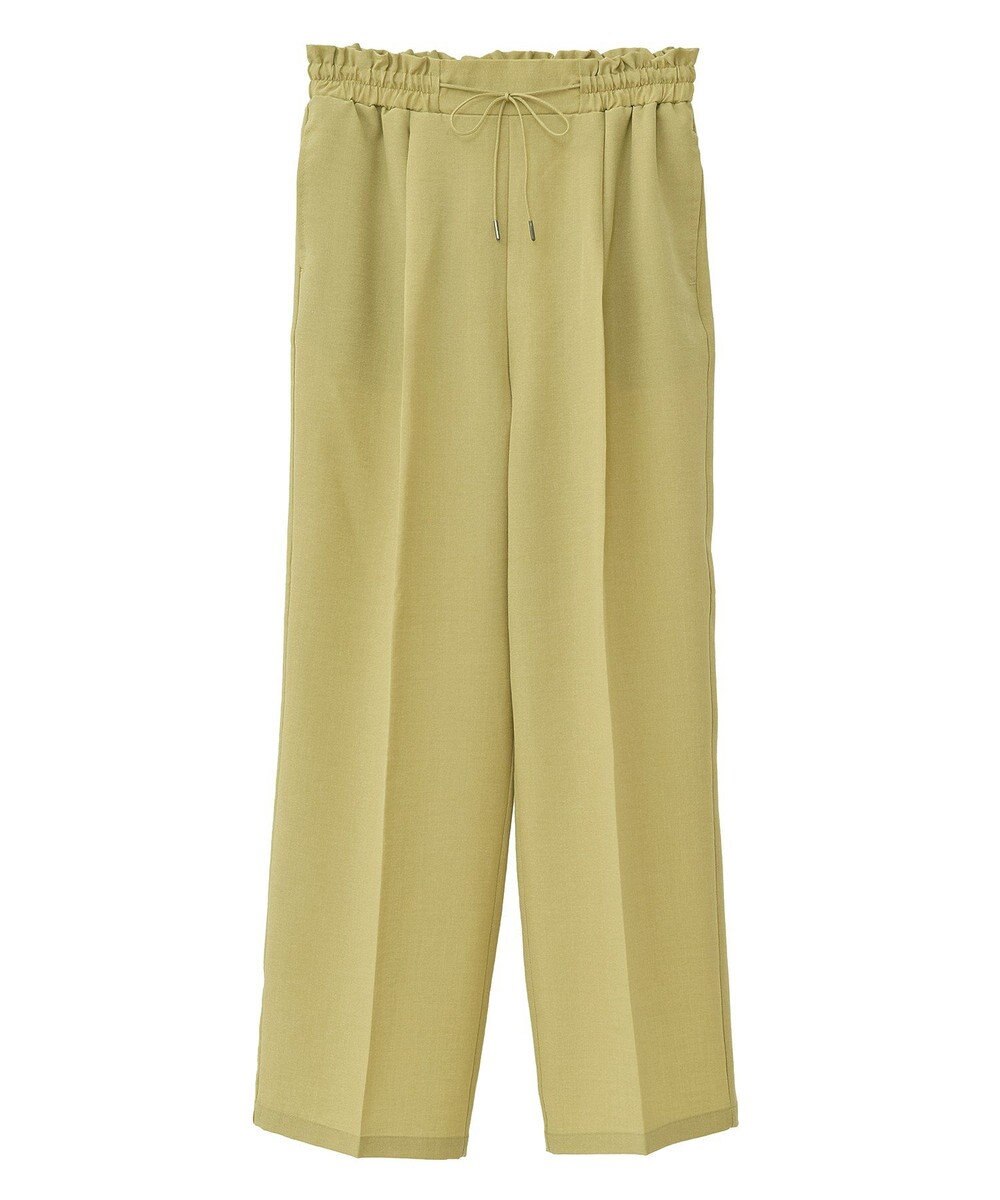 Green Parks 麻調合繊イージーパンツ 
