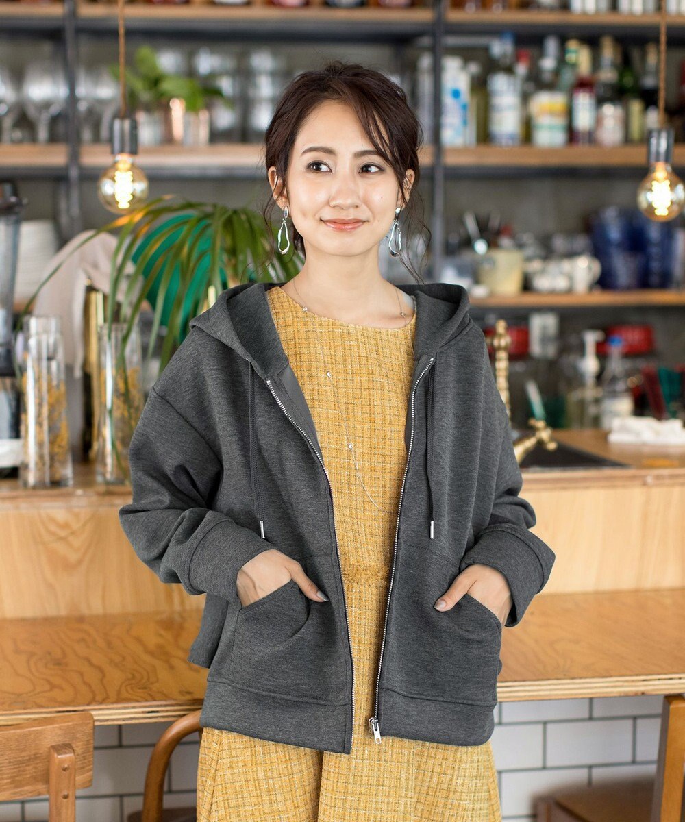 Tiaclasse 【洗える】大人華やかなツイードワンピース 