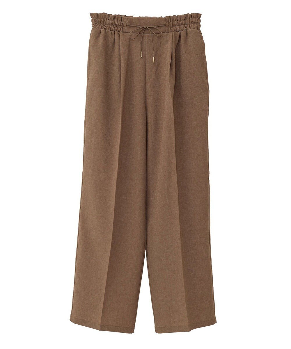 Green Parks 麻調合繊イージーパンツ 
