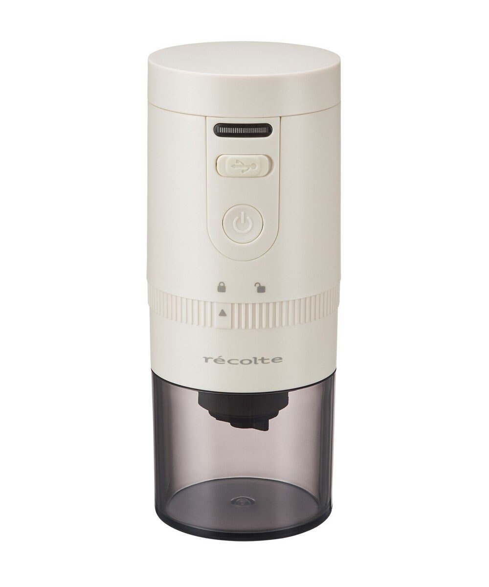 YAMATO テーブル＆キッチン 【レコルト】コードレスコーヒーグラインダー  ホワイト  RCM-3(W) 