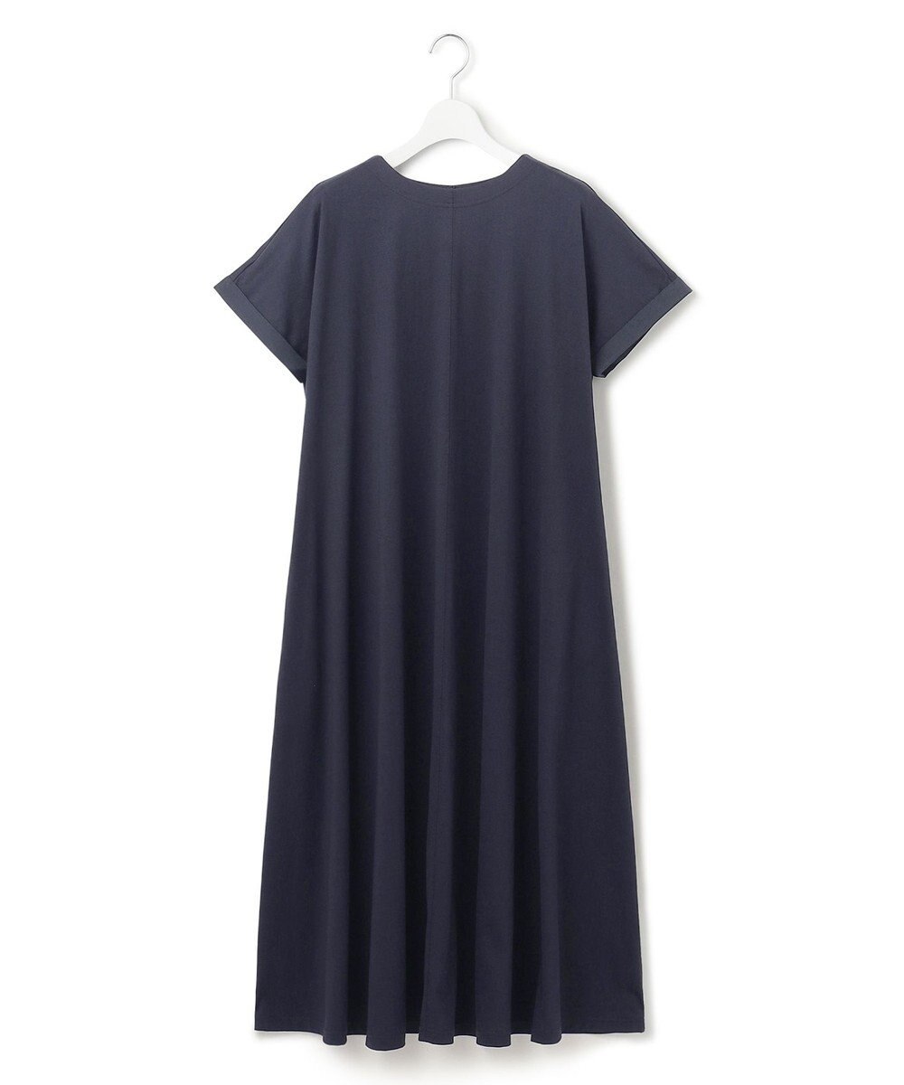 J.PRESS YORK STREET 【WOMEN】【SMOOTH JERSEY】ファブリックスリーブ ワンピース 