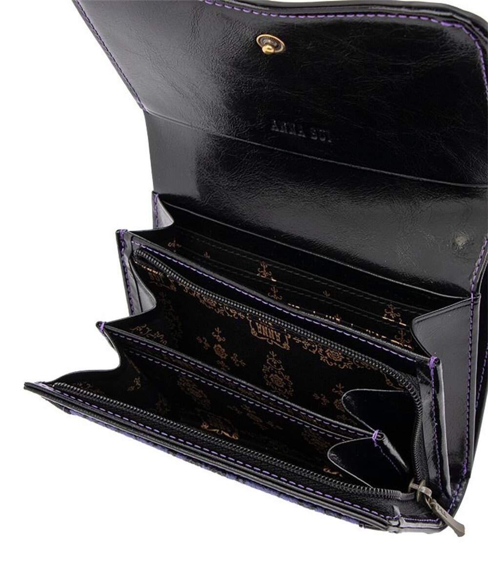 ANNA SUI リーブル 内Lファスナー二つ折り財布 