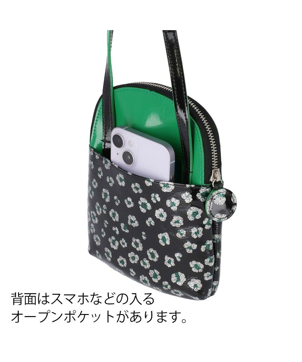 tsumori chisato CARRY グリッターフラワー ミニショルダーバッグ お財布ショルダー 